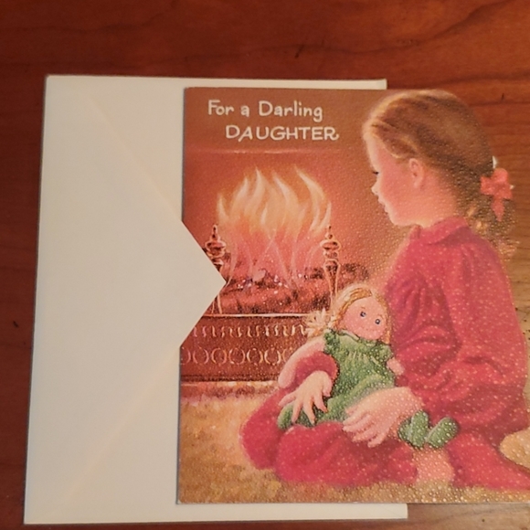 Vintage 1950s Unused Christmas Card for a Daughter - Picture 4 of 4